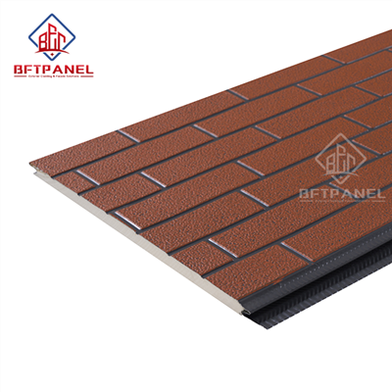 Faire revêtue de métal sous une brique avec un radiateur du fabricant - Fasade Panneaux thermiques métalliques du fabricant à la Chine